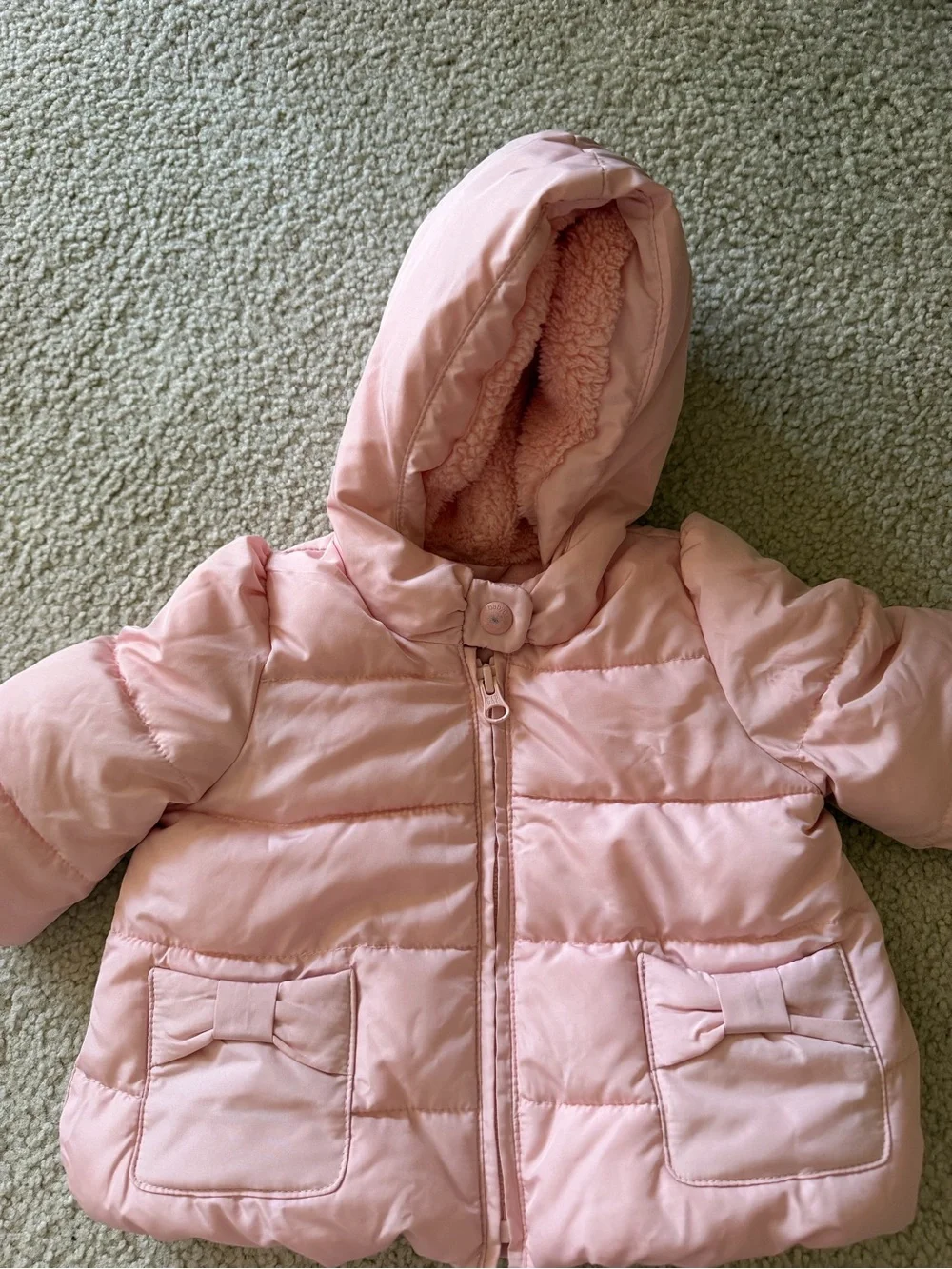 GAP Baby Soft Pink Fleece Jacket
